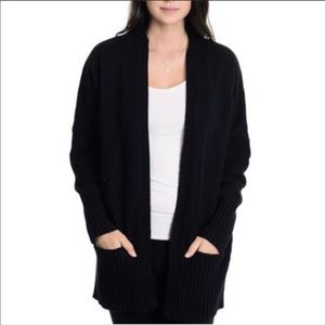 J. Crew Knit Cardigan w pockets M/L Black